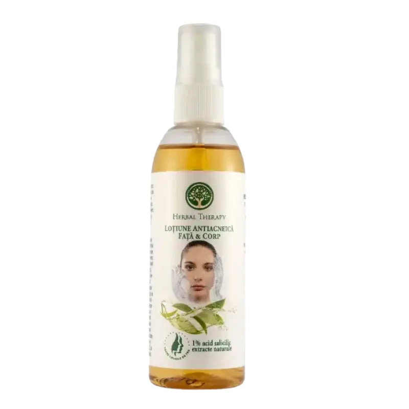 ЛОСИОН ПРОТИВ АКНЕ ЗА ЛИЦЕ И ТЯЛО Herbal Therapy, 100мл